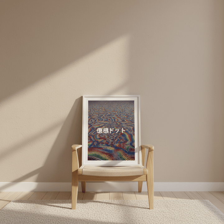 Infinity Rainbow Dreams Japanese Abstract Art wall - art - picture - poster