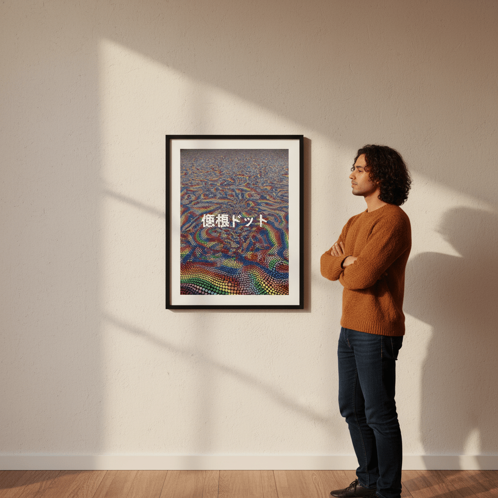 Infinity Rainbow Dreams Japanese Abstract Art wall - art - picture - poster