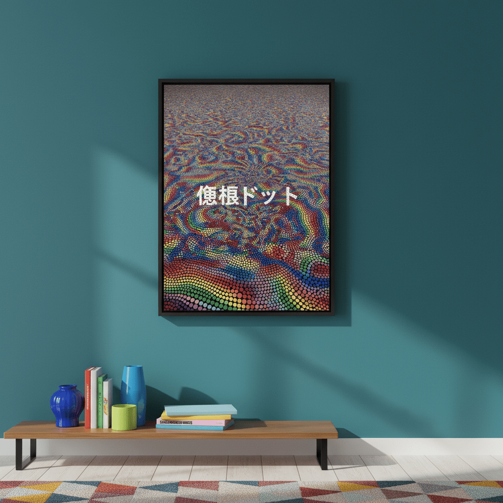 Infinity Rainbow Dreams Japanese Abstract Art wall - art - picture - poster