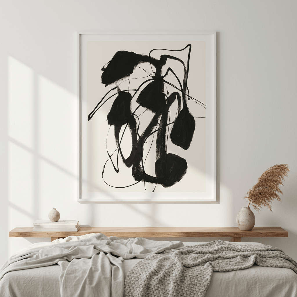 Ink Plant by Berit Mongensen Lopez wall - art - picture - poster