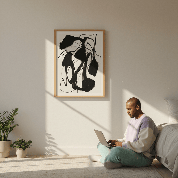 Ink Plant by Berit Mongensen Lopez wall - art - picture - poster
