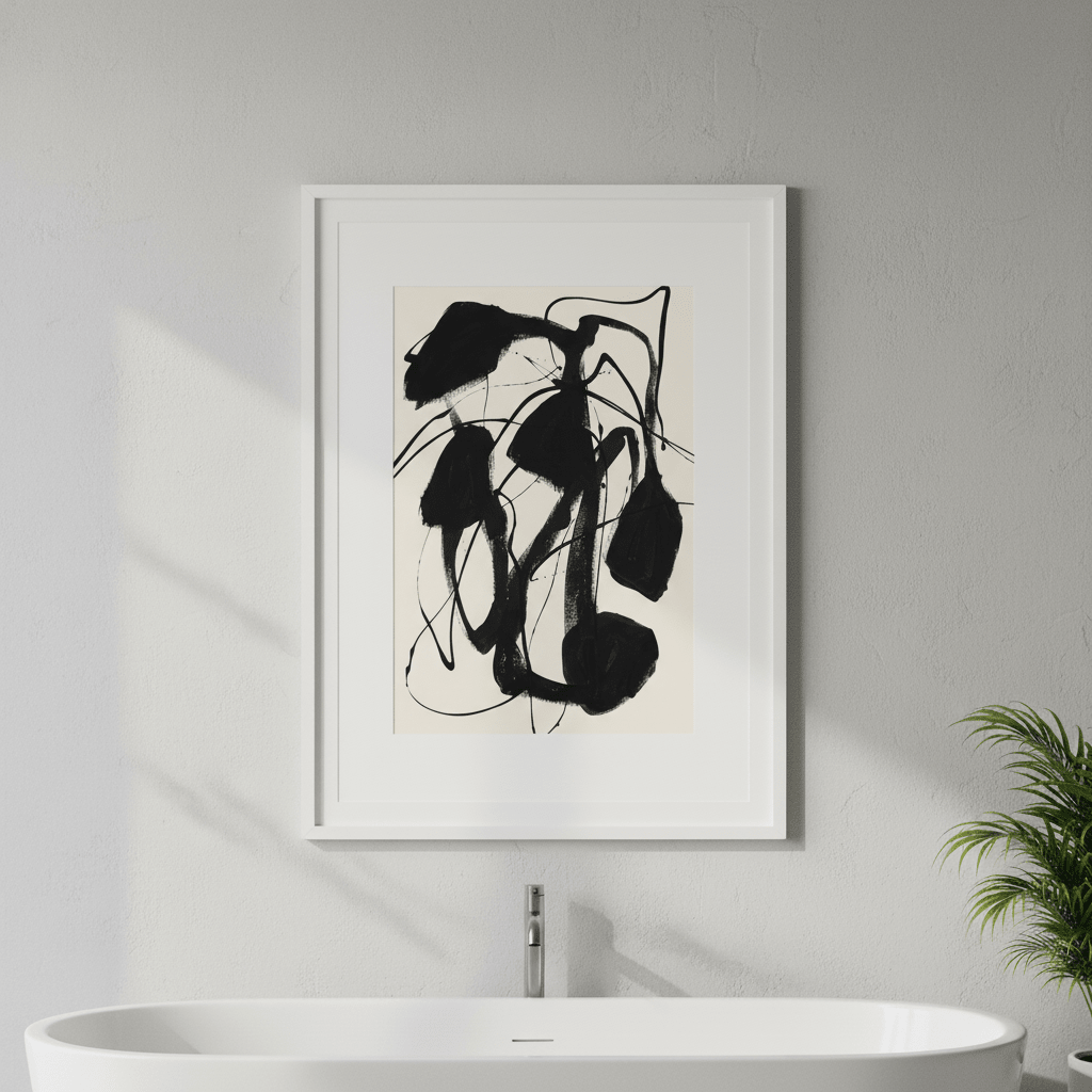 Ink Plant by Berit Mongensen Lopez wall - art - picture - poster
