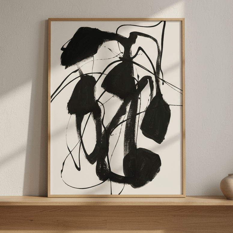 Ink Plant by Berit Mongensen Lopez wall - art - picture - poster