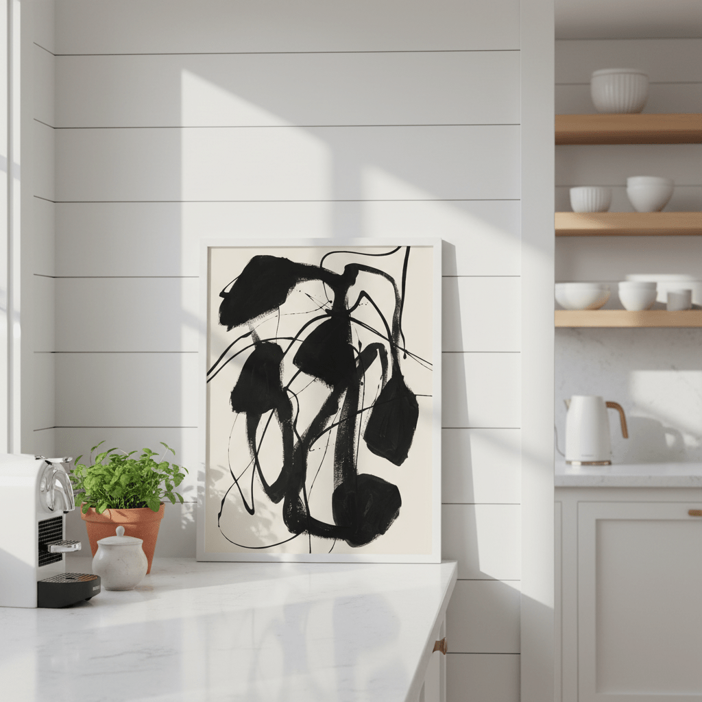 Ink Plant by Berit Mongensen Lopez wall - art - picture - poster