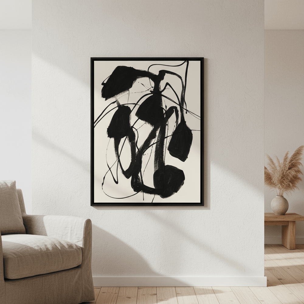 Ink Plant by Berit Mongensen Lopez wall - art - picture - poster