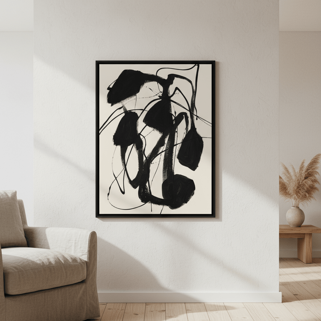 Ink Plant by Berit Mongensen Lopez wall - art - picture - poster