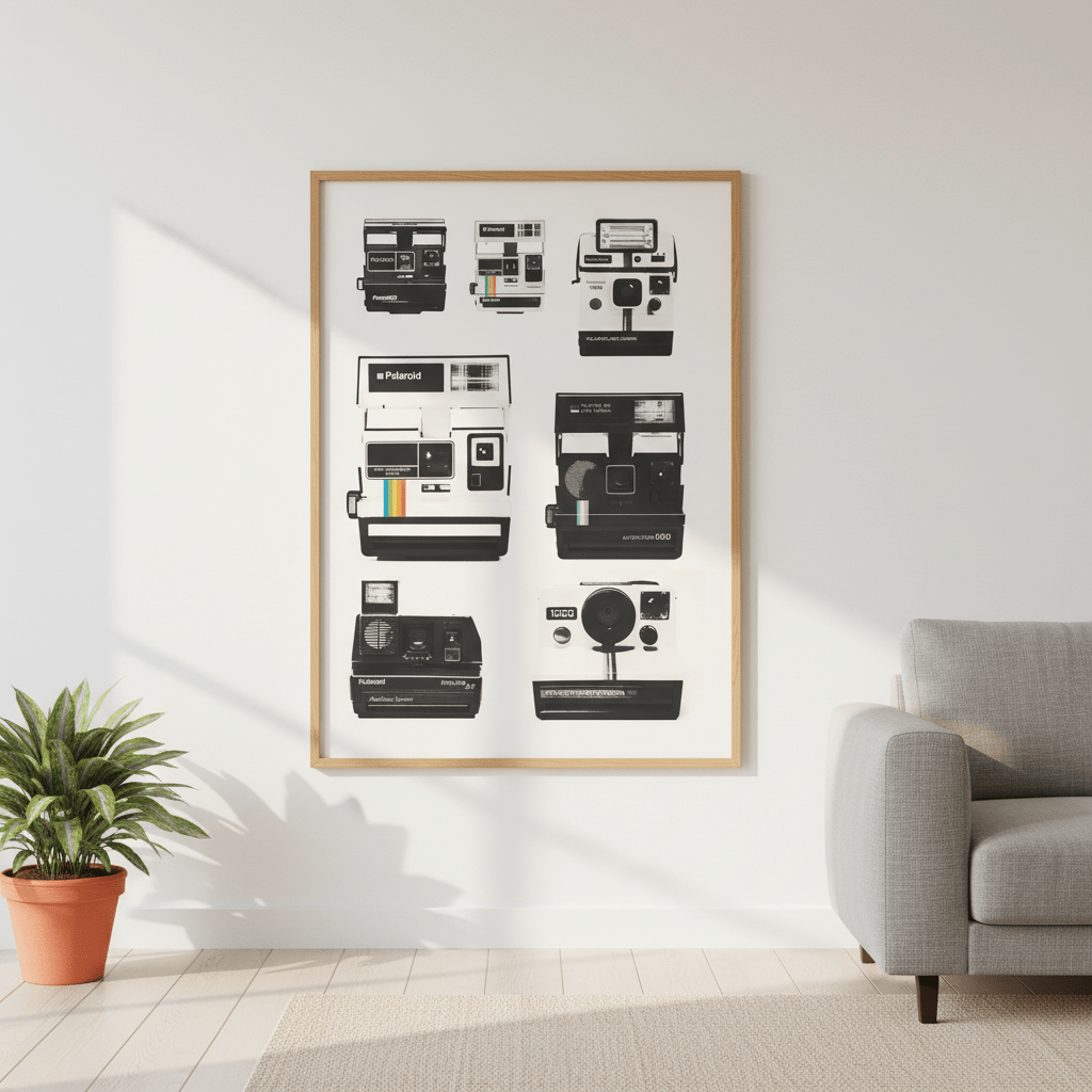 Instant Camera Collection by Florent Bodart wall - art - picture - poster