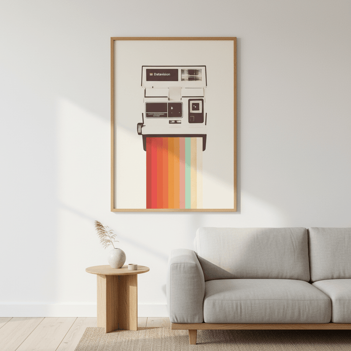Instant Camera Rainbow by Florent Bodart wall - art - picture - poster