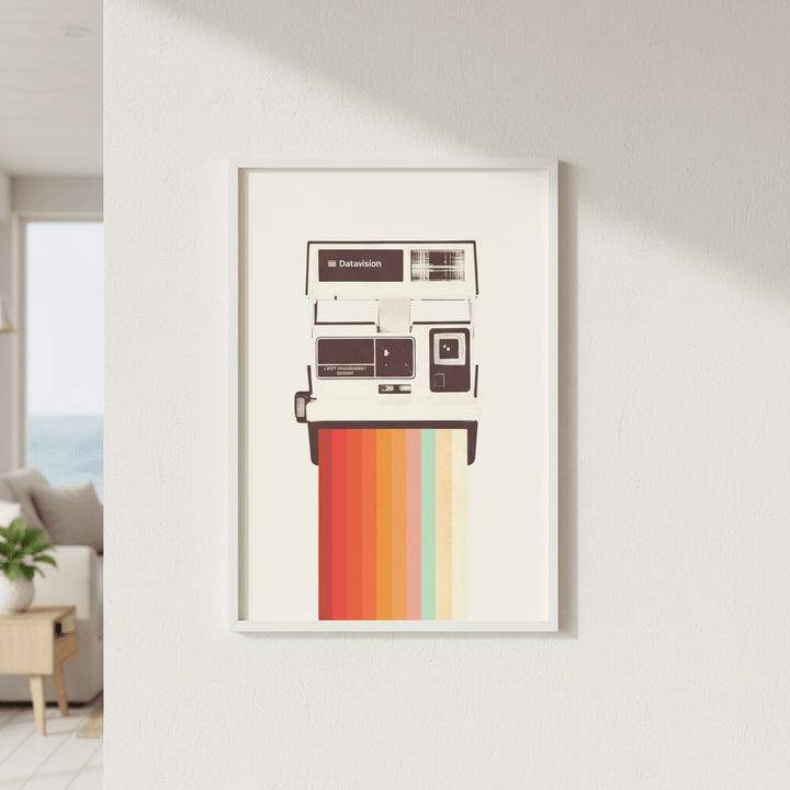 Instant Camera Rainbow by Florent Bodart wall - art - picture - poster