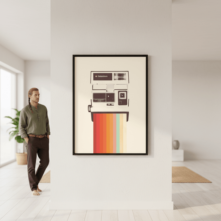 Instant Camera Rainbow by Florent Bodart wall - art - picture - poster