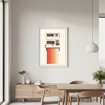 Instant Camera Rainbow by Florent Bodart wall - art - picture - poster