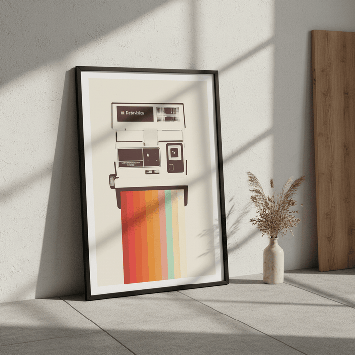 Instant Camera Rainbow by Florent Bodart wall - art - picture - poster