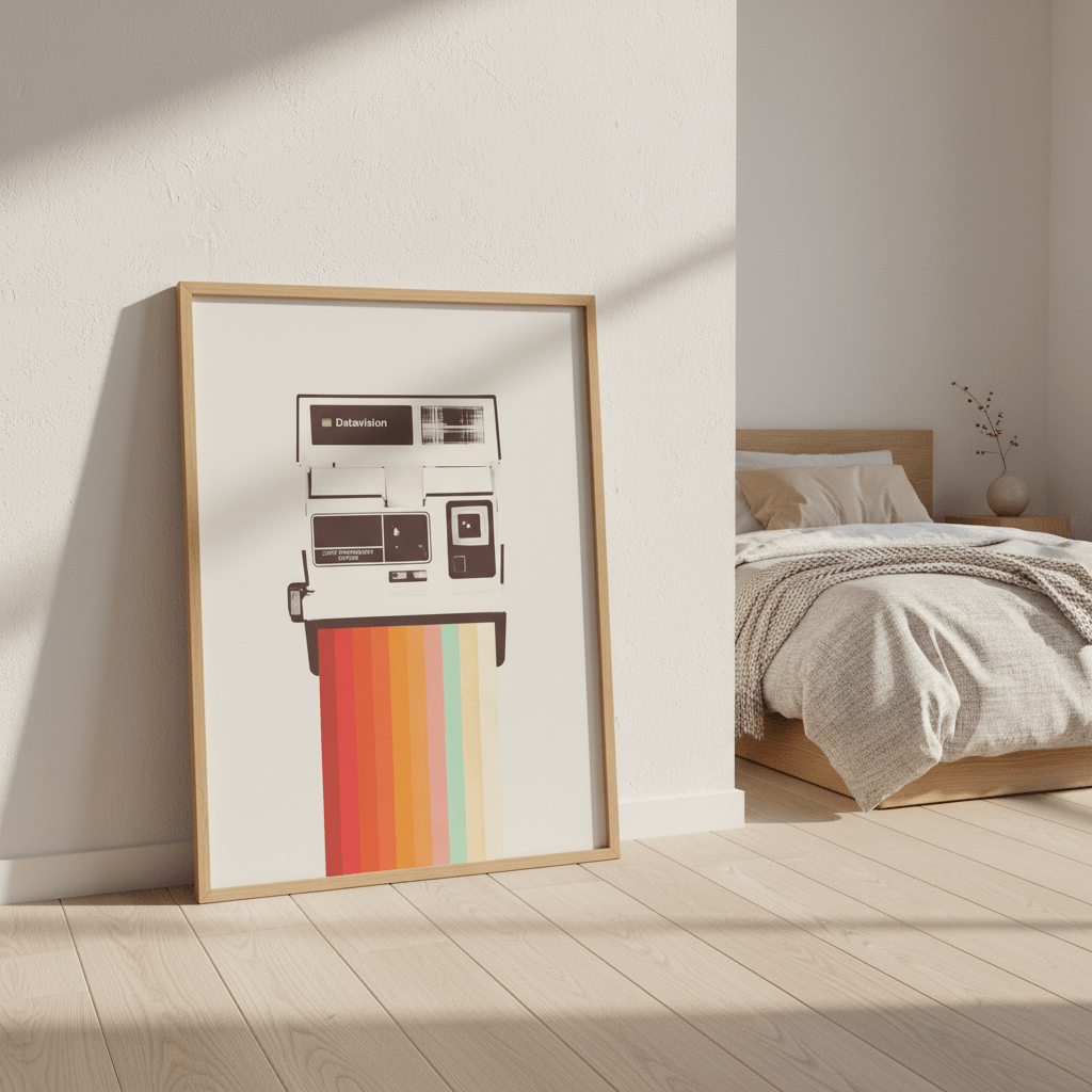 Instant Camera Rainbow by Florent Bodart wall - art - picture - poster