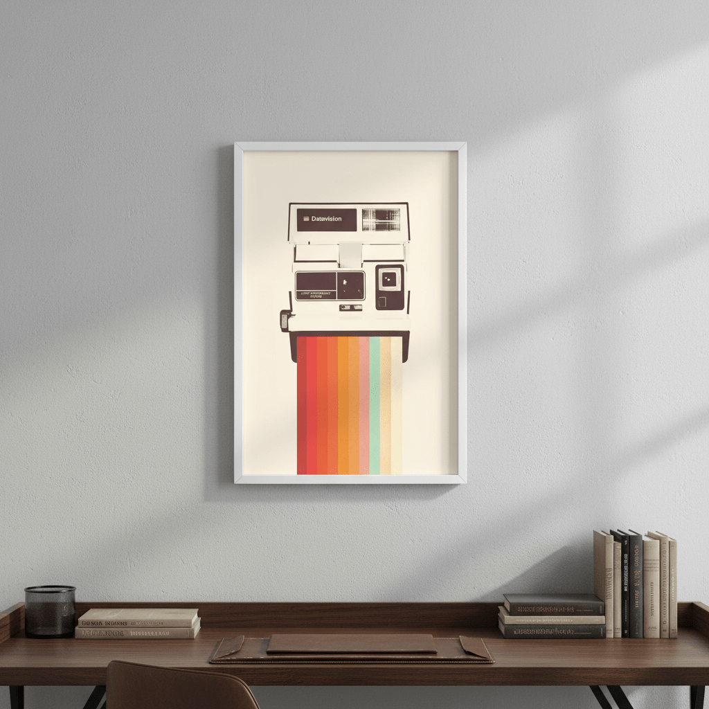 Instant Camera Rainbow by Florent Bodart wall - art - picture - poster