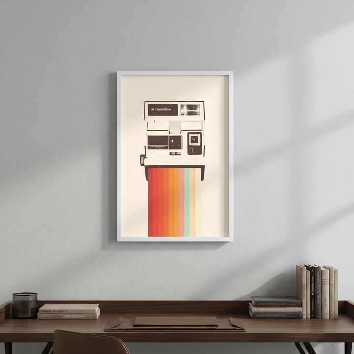 Instant Camera Rainbow by Florent Bodart wall - art - picture - poster