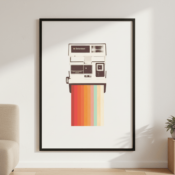Instant Camera Rainbow by Florent Bodart wall - art - picture - poster