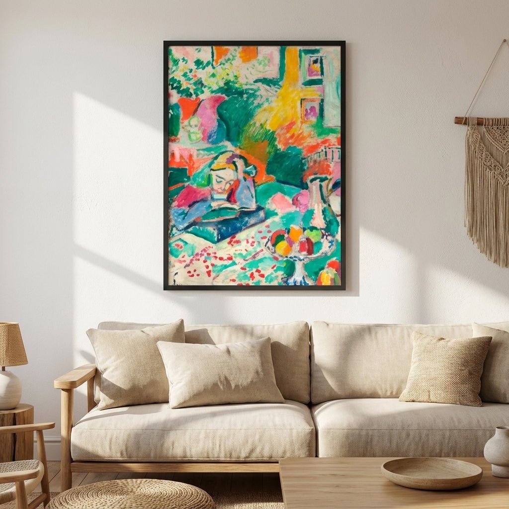 Interior with a Young Girl by Henri Matisse wall - art - picture - poster