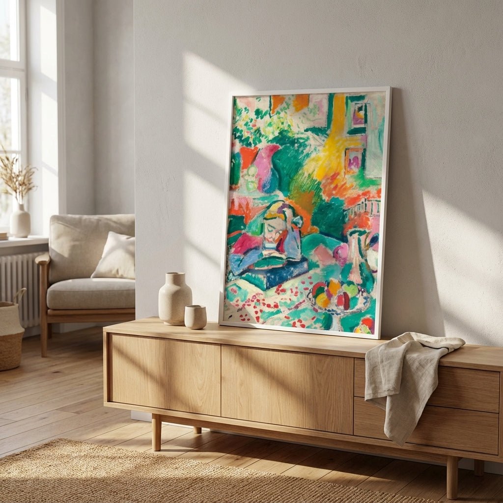 Interior with a Young Girl by Henri Matisse wall - art - picture - poster