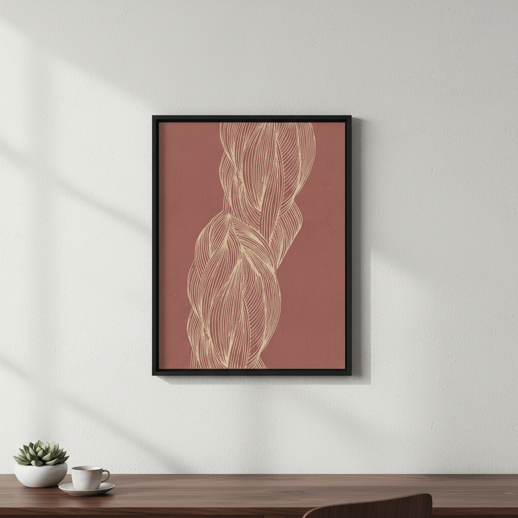 Interlacing by Lucrecia Caporale wall - art - picture - poster