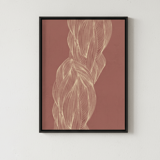 Interlacing by Lucrecia Caporale wall - art - picture - poster