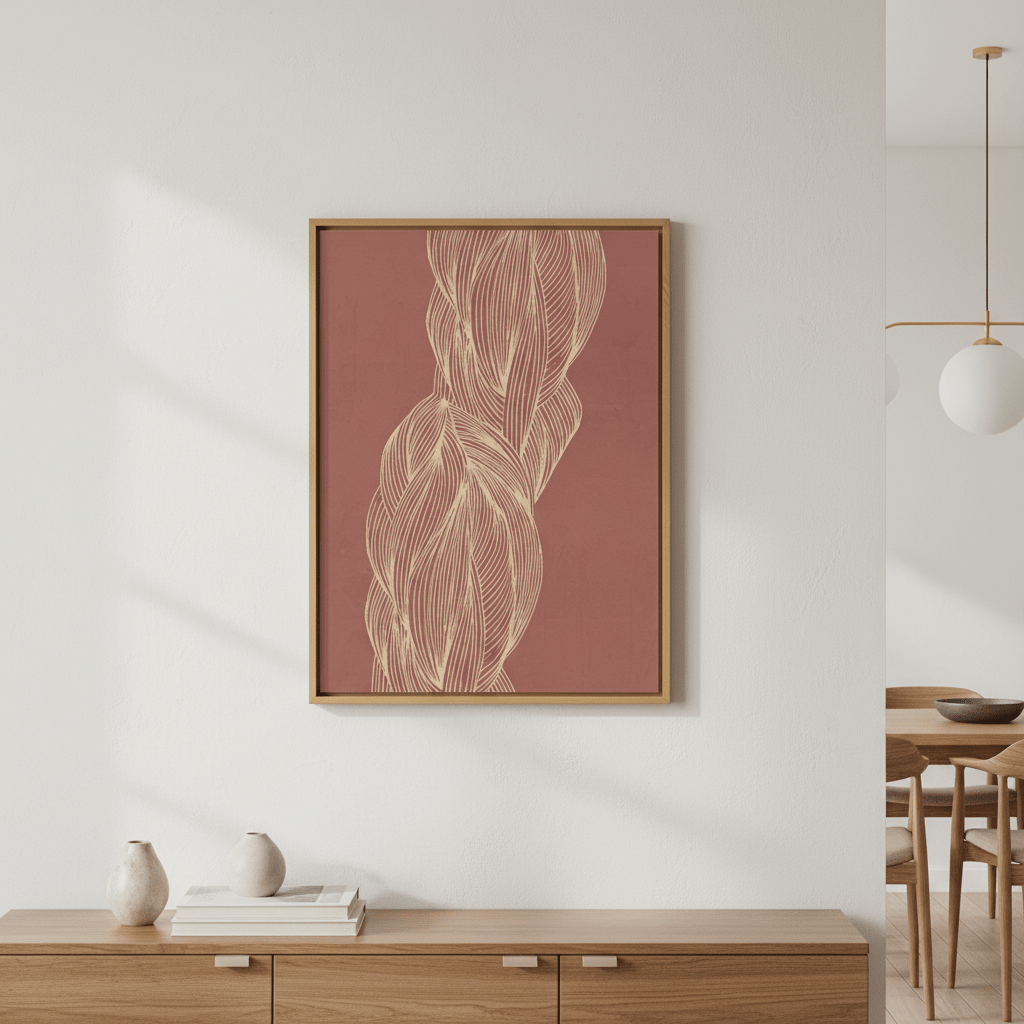 Interlacing by Lucrecia Caporale wall - art - picture - poster