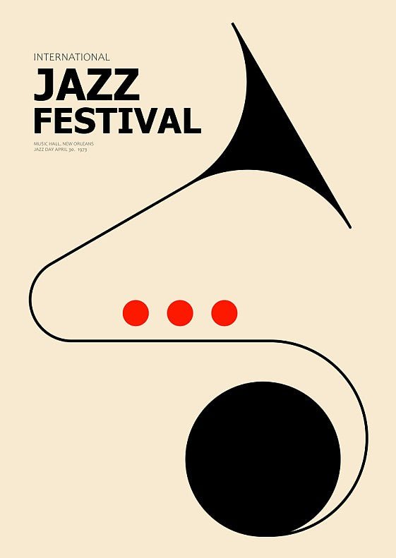 International Jazz Festival New Orleans 1973 Music Wall Art