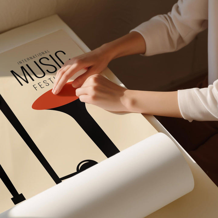 International Jazz Festival Trumbone 1973 Wall Art - Style My Wall