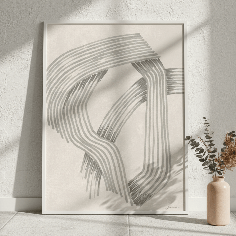Intersections by Lucrecia Caporale wall - art - picture - poster