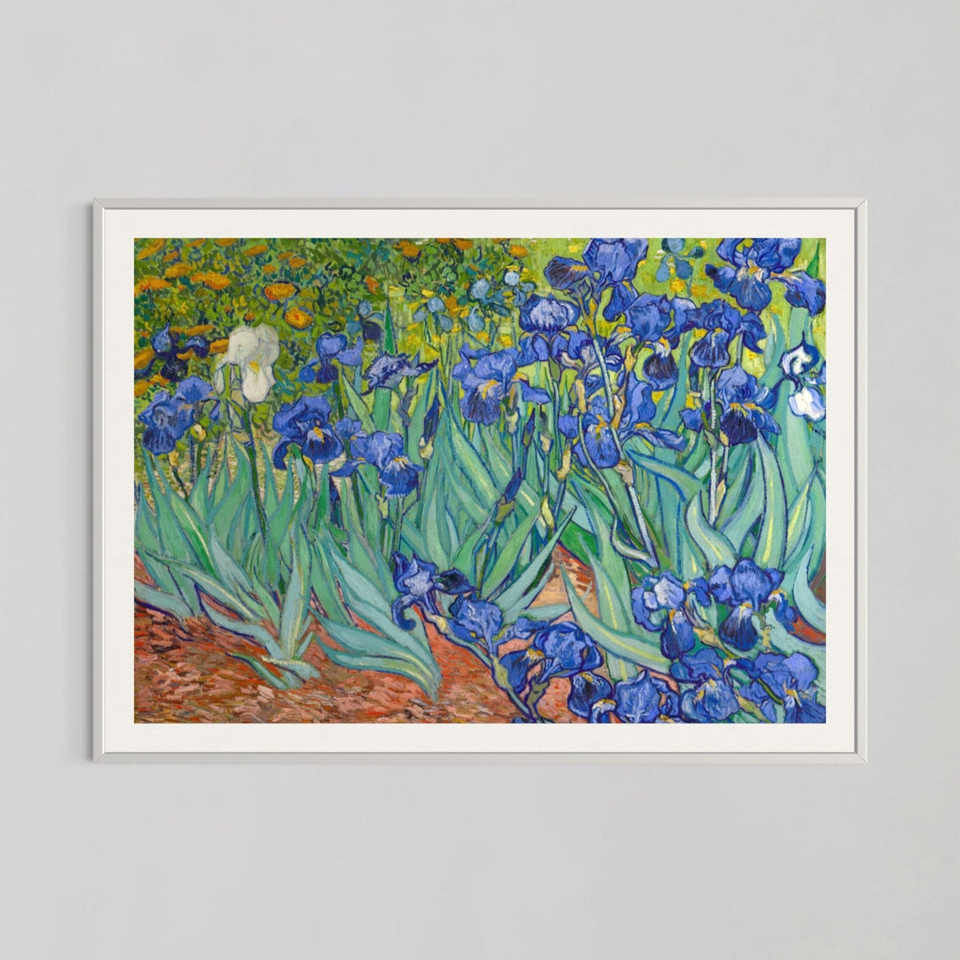Irises Multicolor Wall Art by Vincent van Gogh - Style My Wall,frame
