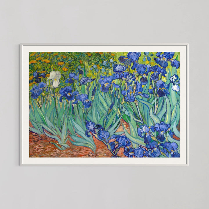 Irises Multicolor Wall Art by Vincent van Gogh - Style My Wall,frame