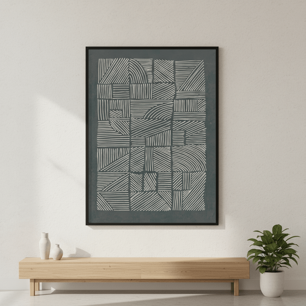 Irregular Pattern by Lucrecia Caporale wall - art - picture - poster