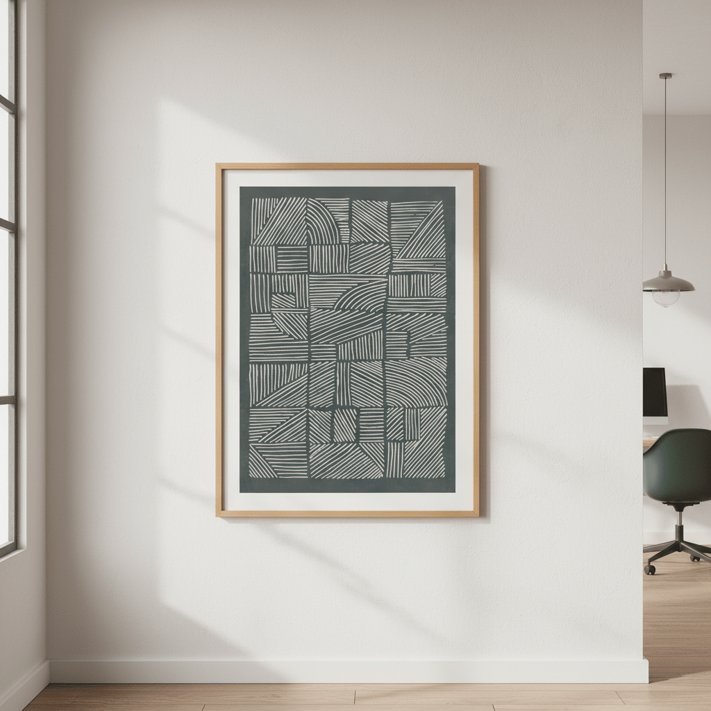 Irregular Pattern by Lucrecia Caporale wall - art - picture - poster