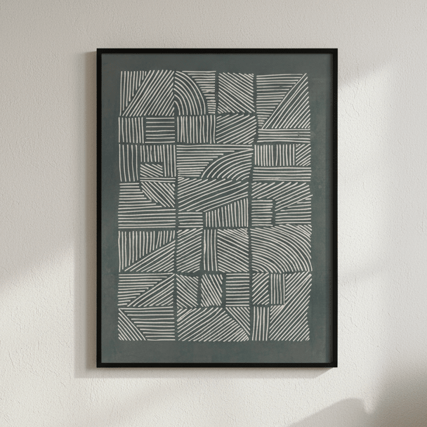 Irregular Pattern by Lucrecia Caporale wall - art - picture - poster