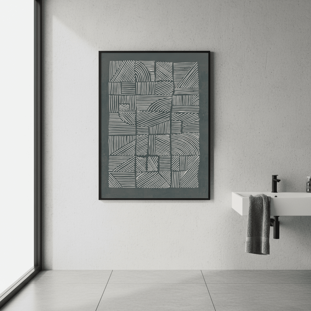 Irregular Pattern by Lucrecia Caporale wall - art - picture - poster