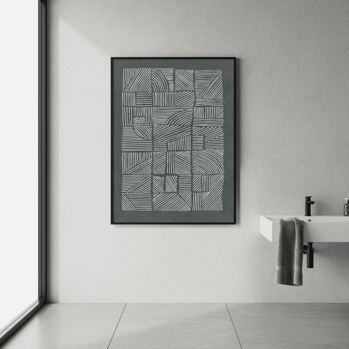 Irregular Pattern by Lucrecia Caporale wall - art - picture - poster