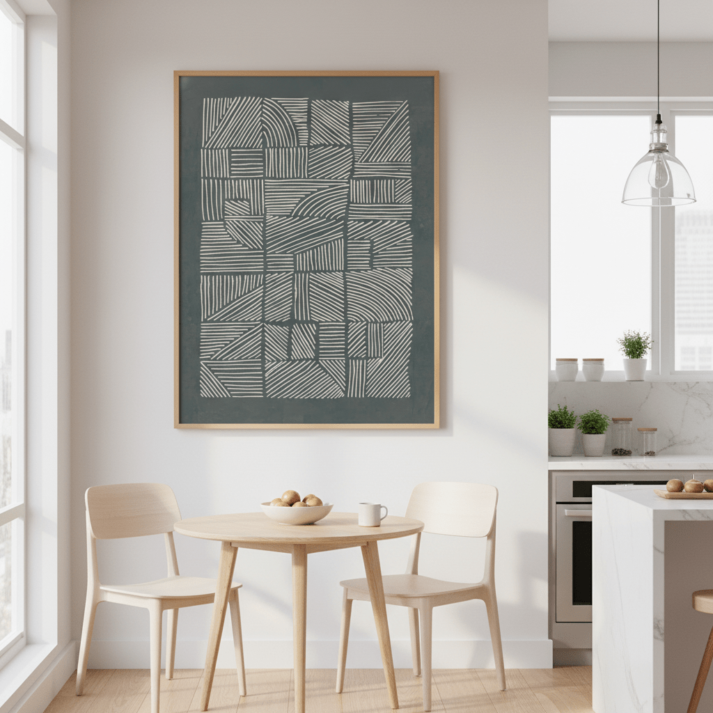 Irregular Pattern by Lucrecia Caporale wall - art - picture - poster