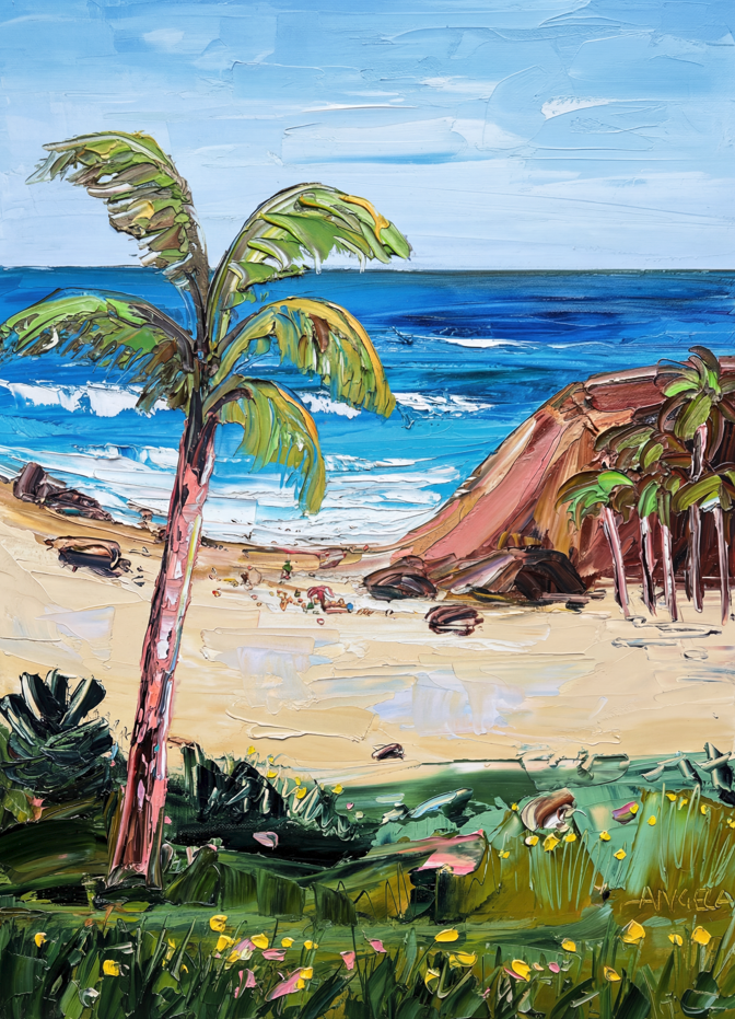 Island Waves by Angela Hawkey