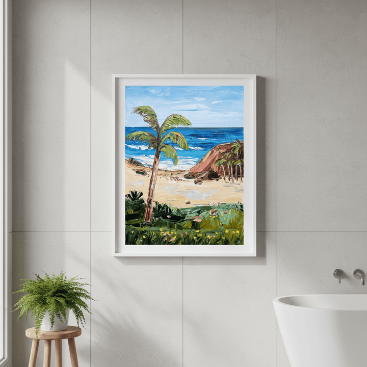 Island Waves by Angela Hawkey wall - art - picture - poster