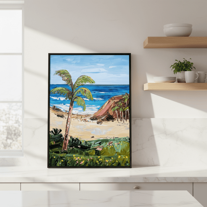 Island Waves by Angela Hawkey wall - art - picture - poster