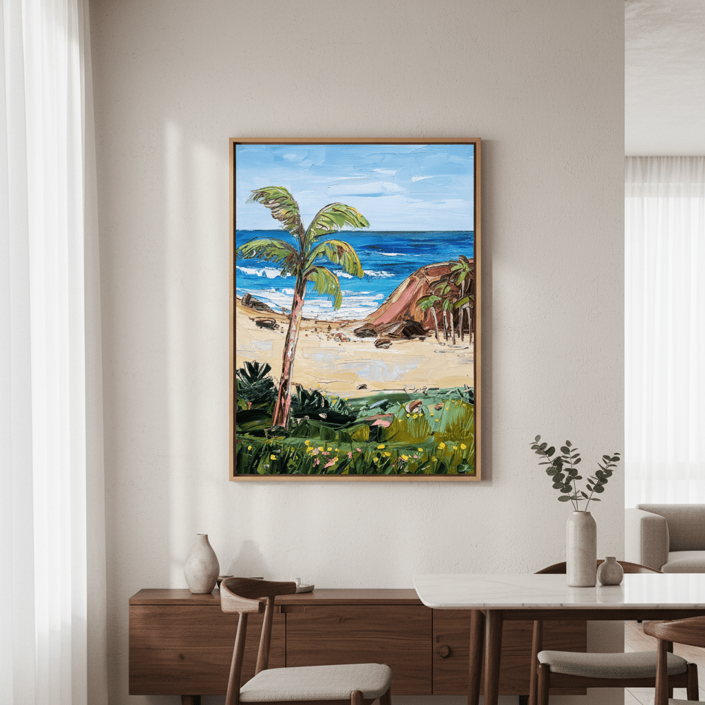 Island Waves by Angela Hawkey wall - art - picture - poster