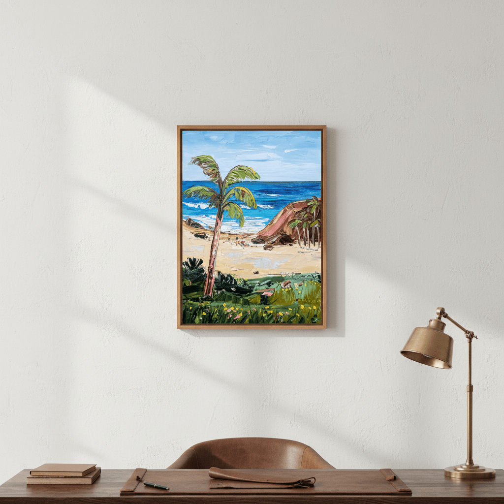 Island Waves by Angela Hawkey wall - art - picture - poster