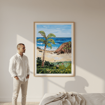 Island Waves by Angela Hawkey wall - art - picture - poster