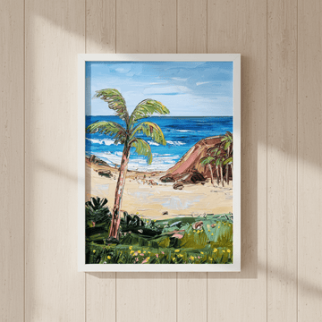 Island Waves by Angela Hawkey wall - art - picture - poster