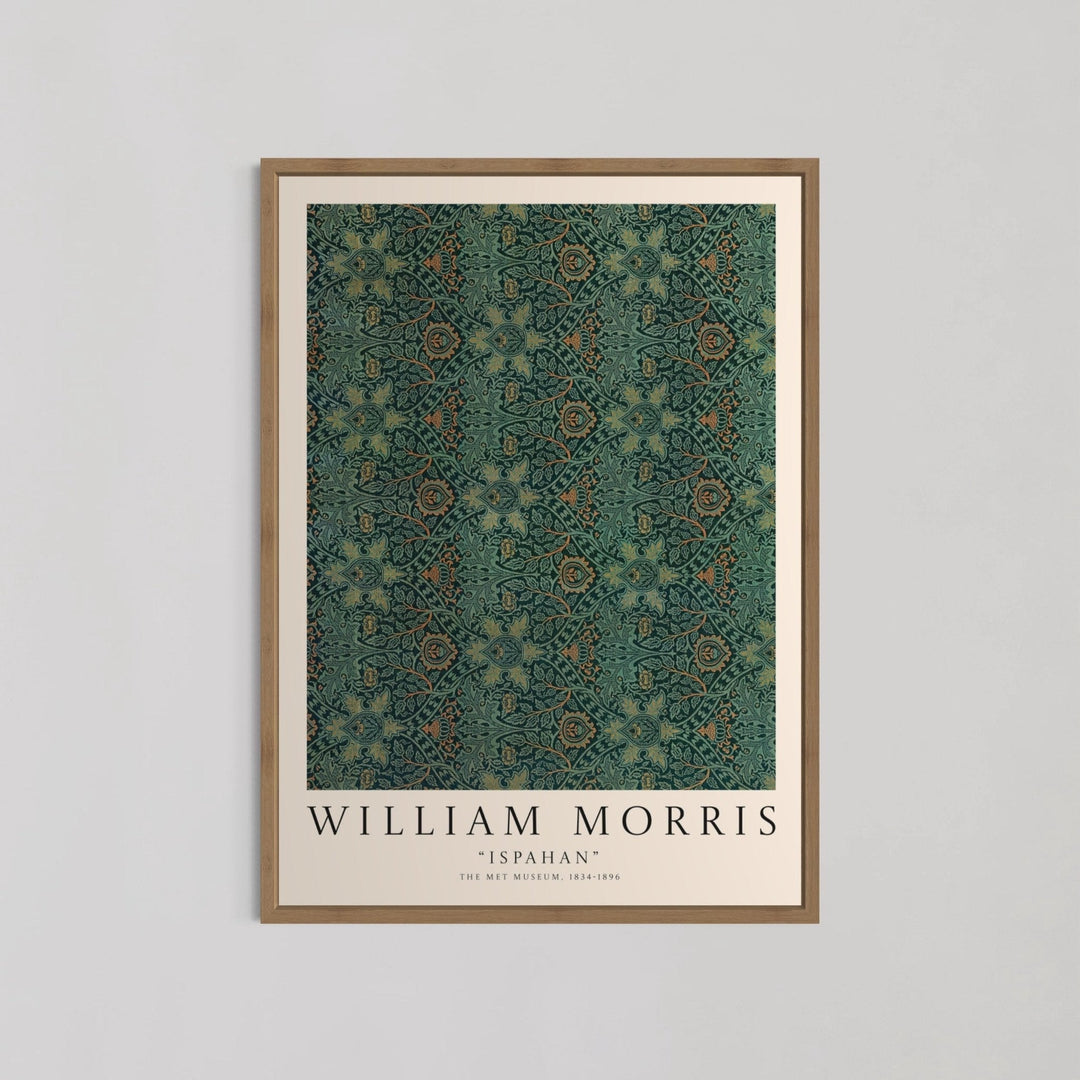 Ispahan Wall Art by William Morris - Style My Wall,frame
