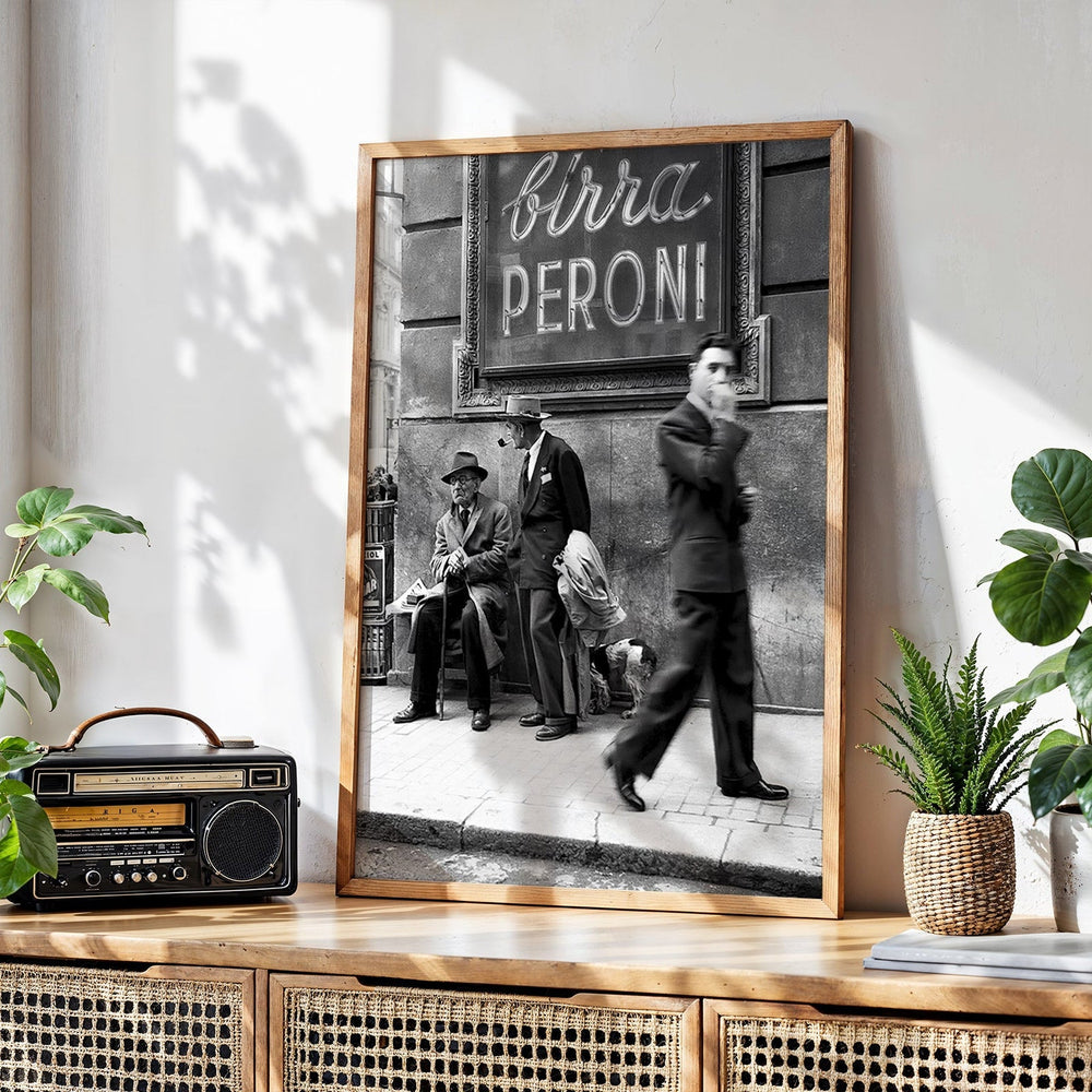Italia Men Vintage Photograph wall - art - picture - poster
