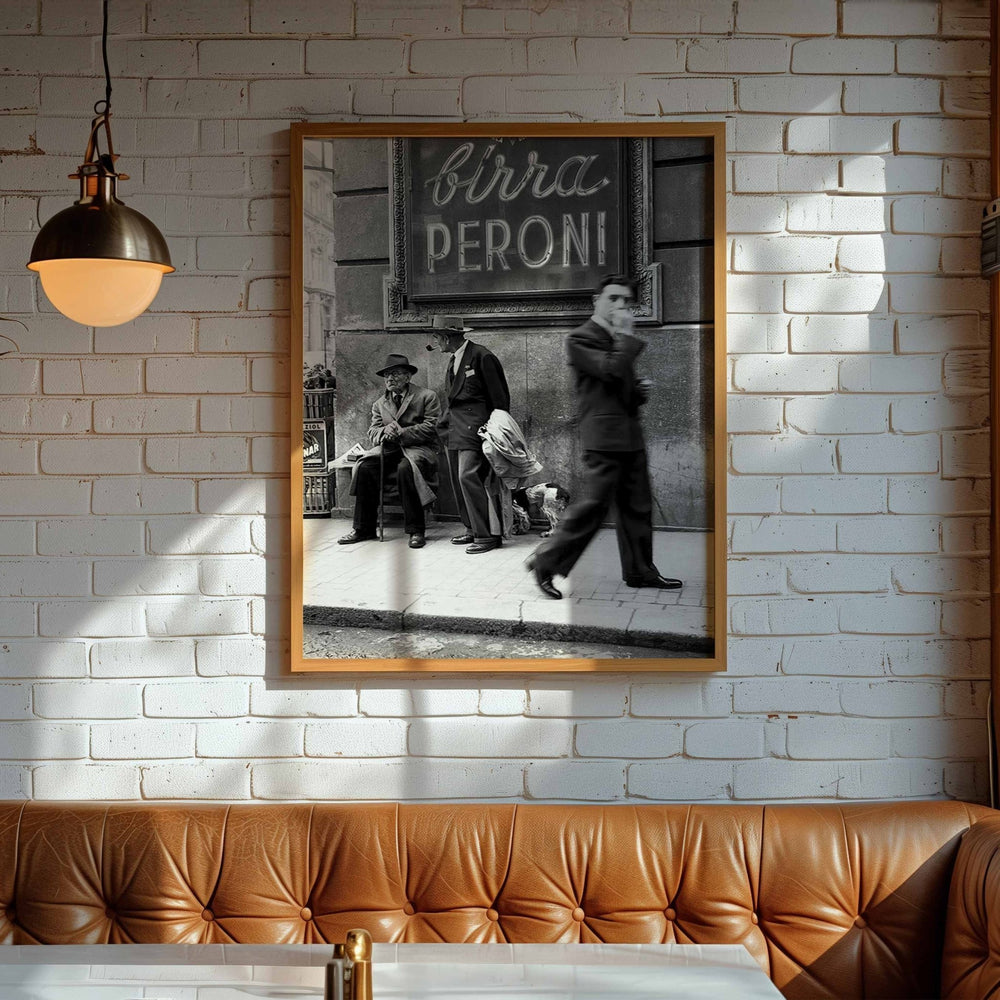 Italia Men Vintage Photograph wall - art - picture - poster