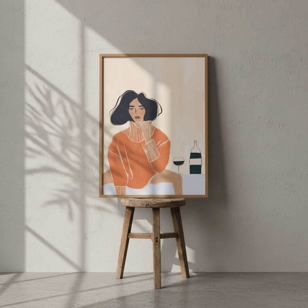 Its a Mood by Ivy Green Illustrations wall - art - picture - poster