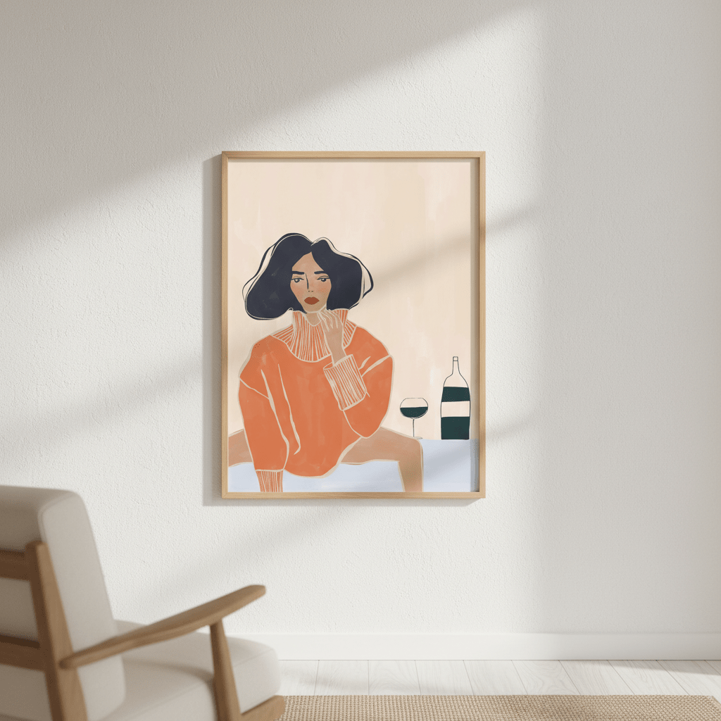 Its a Mood by Ivy Green Illustrations wall - art - picture - poster