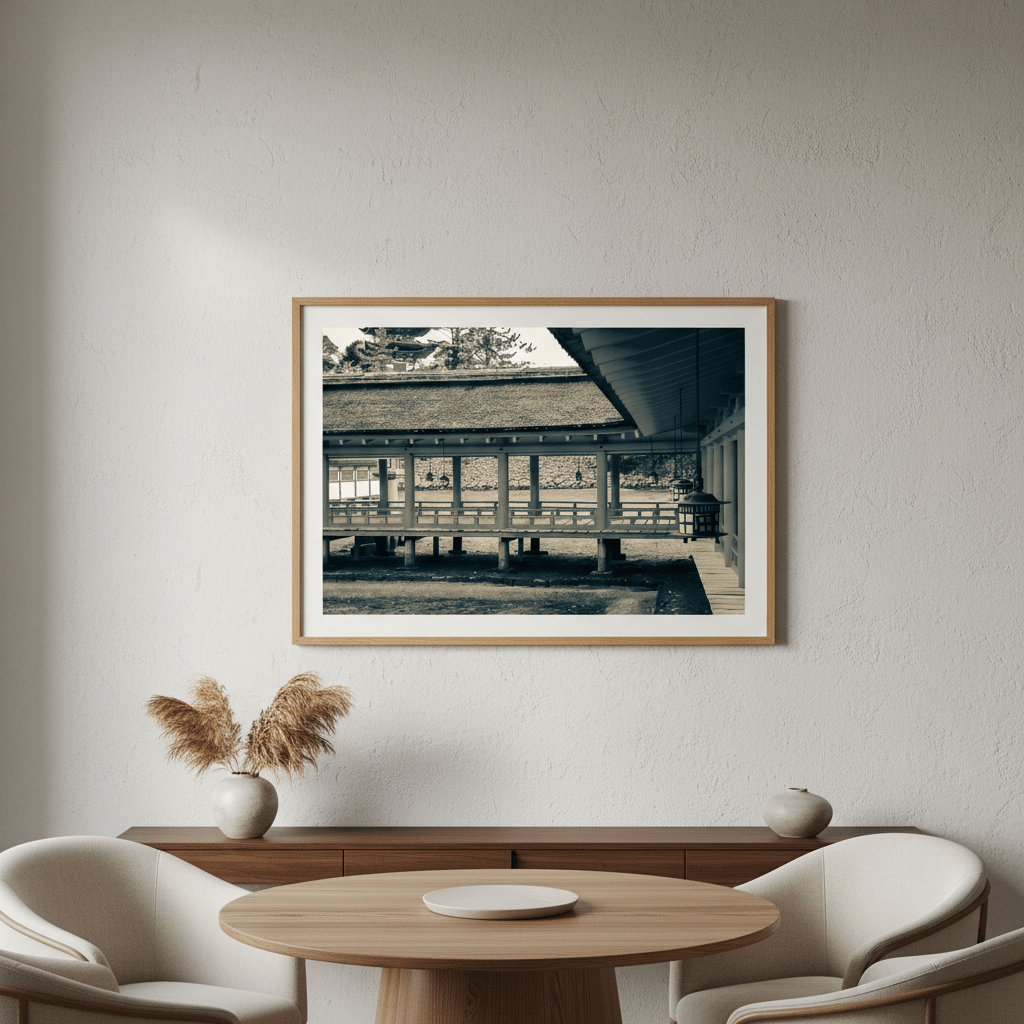 Itsukushima Shrine Boardwalk by Steven Scott wall - art - picture - poster