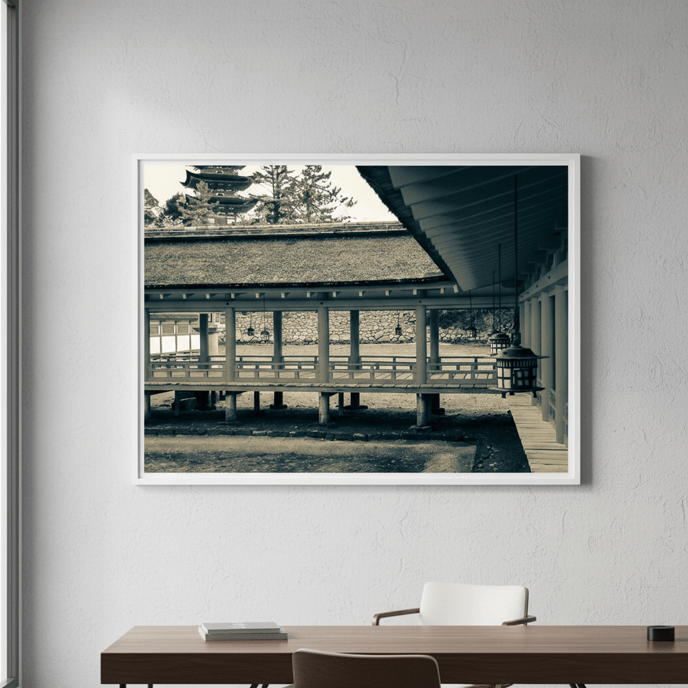 Itsukushima Shrine Boardwalk by Steven Scott wall - art - picture - poster